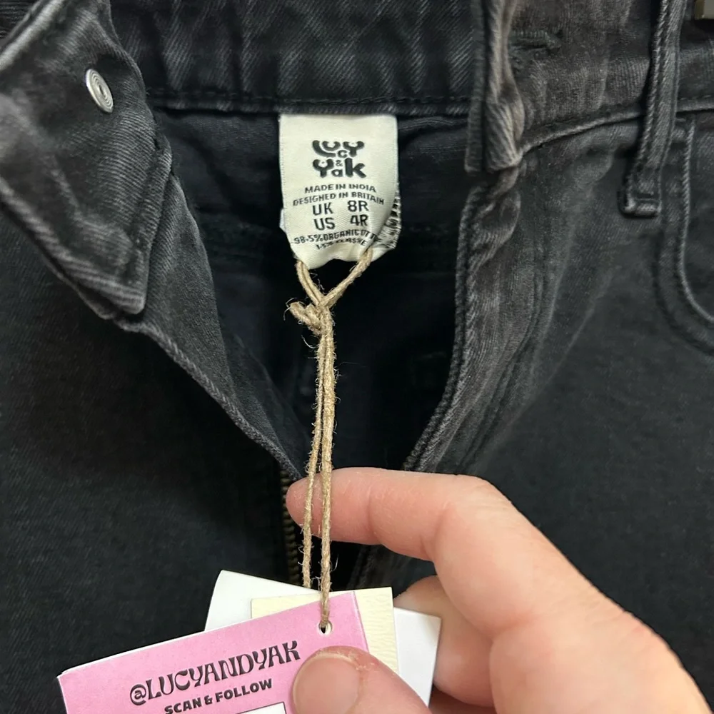 Lucy & Yak Black Skinny Women's Jeans, NWT, 4R - Picture 2 of 3